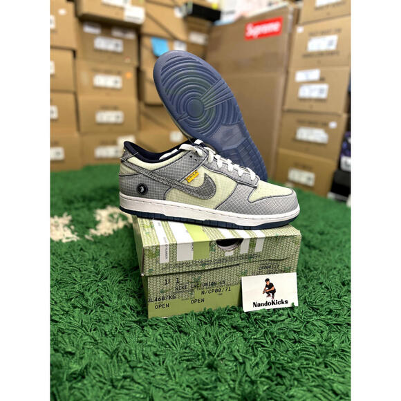 Nike Dunk Low Union Shoes Passport Pack Pistachio...